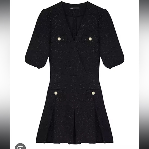 Maje Riolette Tweed Dress - Picture 4 of 9